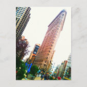 Gebäude von Flatiron Postkarte (Vorderseite)