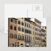 Gebäude von Florenz Postkarte (Vorne/Hinten)