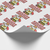 Gebäude Weihnachtsfamilien Matching 2025 Geschenkpapier (Ecke)