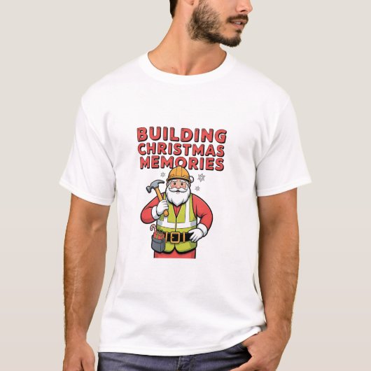 Gebäude Weihnachtsfamilien Matching 2025 T-Shirt (Vorderseite)