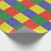 Gebäude-Ziegelstein-und Block-Geschenk-Verpackung Geschenkpapier (Ecke)