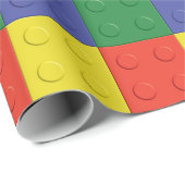 Gebäude-Ziegelstein-und Block-Geschenk-Verpackung Geschenkpapier (Rolleneckpunkt)