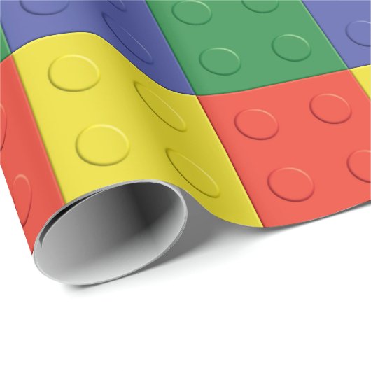 Gebäude-Ziegelstein-und Block-Geschenk-Verpackung Geschenkpapier (Rolleneckpunkt)