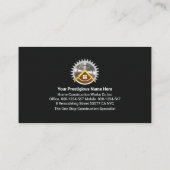 Gebäude-Zuhause-Rahmen-Konstruktion Visitenkarte (Rückseite)