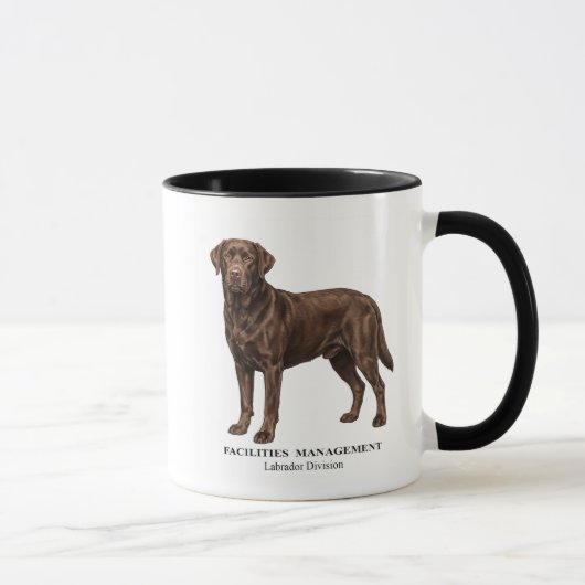 Gebäudemanagement Labrador Tasse (Rechts)