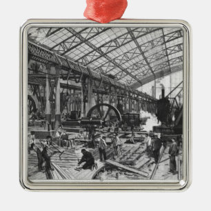 Gebäudestandort der Galerie DES-Maschinen Ornament Aus Metall