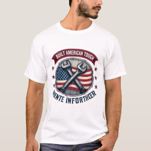 Gebaut amerikanisches Husten T-Shirt
