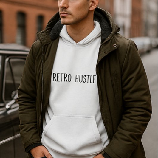 Gebaut anders - Vintag Retro Hustler Hoodie