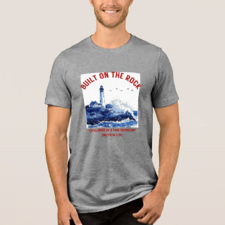 Gebaut auf dem Felsen Tri-Blend Shirt