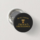 Gebaut aus schwarzer Exzellenz-Legende Button (Vorne & Hinten)