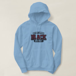 Gebaut aus schwarzer Geschichte – Vintage-Uni-Typo Hoodie