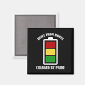 Gebaut aus Wurzeln Juneteenth Schwarze Geschichte Magnet (Vorderseite/Rückseite)