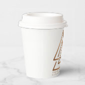 Gebaut für Kaffee. Entwickelt für Hustle. Pappbech Pappbecher (Rechts)