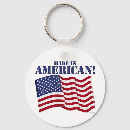 GEBAUT IN AMERIKA! SCHLÜSSELANHÄNGER (Vorderseite)