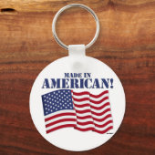 GEBAUT IN AMERIKA! SCHLÜSSELANHÄNGER (Vorderseite)