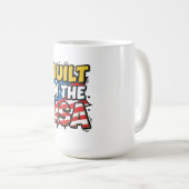 Gebaut in den USA Kaffeetasse (VorderseiteRechts)