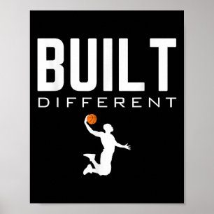 Gebaut nicht Geboren _ Bodybuilding Motivierend Fi Poster
