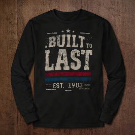 Gebaut, um Vintage 1983 abgenutzte Typografie zu ü T-Shirt