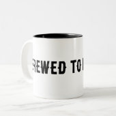 Gebaut, um wild zu sein zweifarbige tasse (Vorderseite Links)