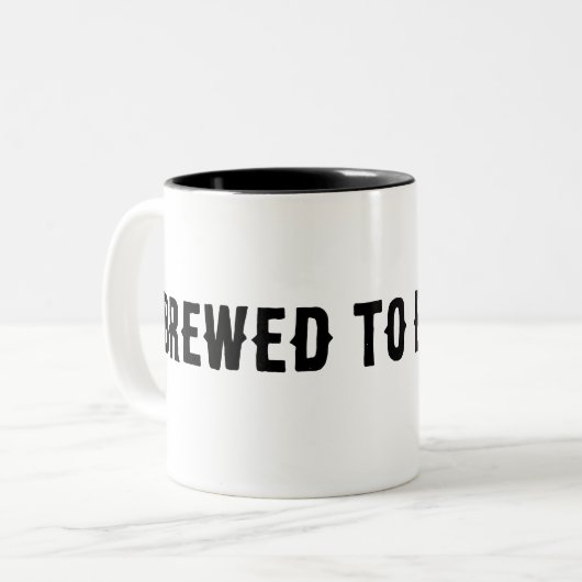 Gebaut, um wild zu sein zweifarbige tasse (Vorderseite Links)