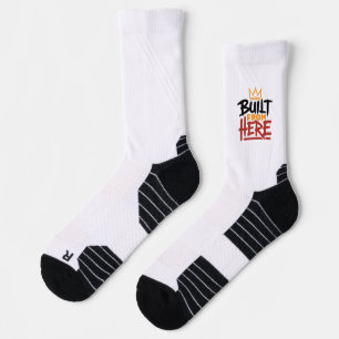 Gebaut von hier Ausdruck von Stolz und Authentizit Socken