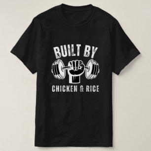 Gebaut von Hühnchen und Reis T-Shirt