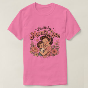 Gebaut von Mutters Liebe Herzliches Geschenk T-Shirt