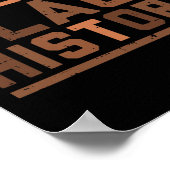 Gebaut von schwarzer Geschichte, gebhm afrikanisch Poster (Ecke)