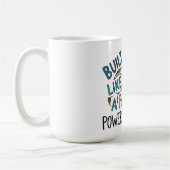 Gebaut wie ein Vater, angetrieben von Liebe Vatert Kaffeetasse (Links)