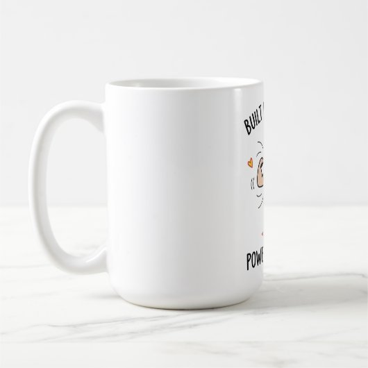 Gebaut wie ein Vater, angetrieben von Liebe Vatert Kaffeetasse (Links)