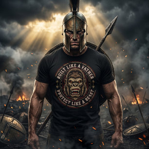 Gebaut wie ein Vater Gorilla Gym Dad Bestie T-Shirt