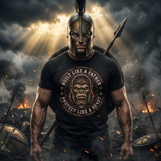 Gebaut wie ein Vater Gorilla Gym Dad Bestie T-Shirt