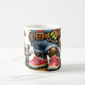 Gebaut zum Springen - Fräulein Frosch Kaffeetasse (Mittel)