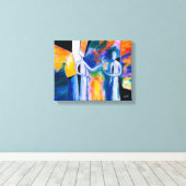 Geben 2 leinwanddruck (Insitu (Holzboden))