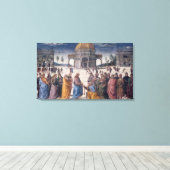 Geben der Schlüssel an St. Peter Leinwanddruck (Insitu (Holzboden))