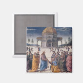 Geben der Schlüssel an St. Peter Magnet (Vorderseite/Rückseite)