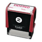 GEBEN MIT DATUM Red Ink Self-Inking Briefmarke Permastempel (Produkt)