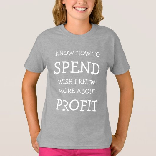 GEBEN/PROFIT-Typografie Custom Birthday T - Shirt (Vorderseite)