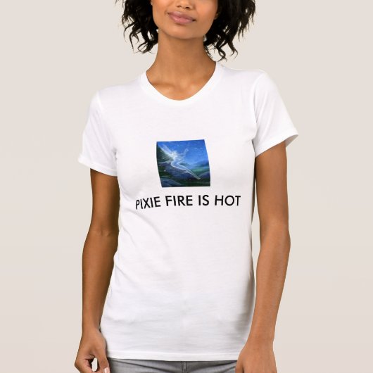 geben Sie 3, ELF frei, den FEUER HEISS IST T-Shirt (Vorderseite)