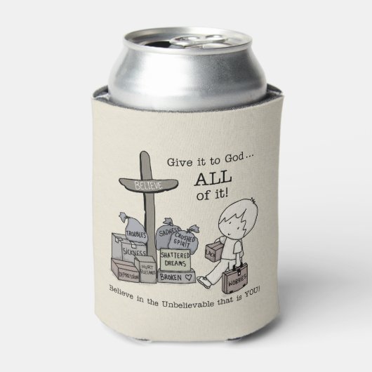 Geben Sie alles Gott Dosenkühler (Kanne Vorderseite)