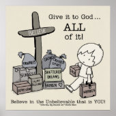 Geben Sie alles Gott Poster (Vorne)