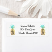 Geben Sie als Ananas ein individuelles Rücksendeke (Insitu)