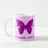 Geben Sie als Schmetterling frei Kaffeetasse (Links)