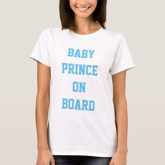 Geben Sie an Bord eine Babyprinzessin für Shirt an (Vorderseite)