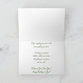 "Geben Sie an, wenn Sie CrAzY Enough" AcrylGeburts Karte (Innenseite)