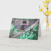 "Geben Sie an, wenn Sie CrAzY Enough" AcrylGeburts Karte (Gelbe Blume)