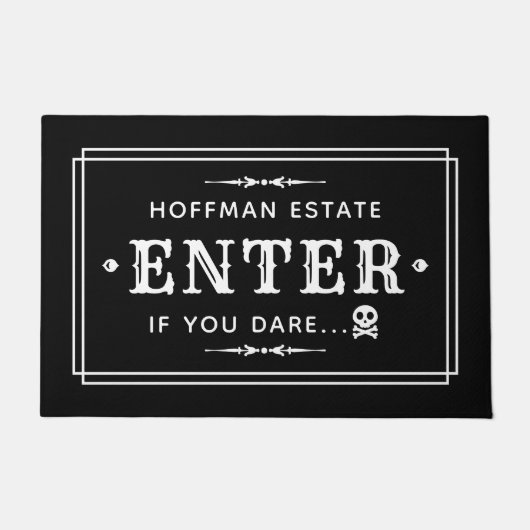 Geben Sie an, wenn Sie es wagen, Beängstigend Schw Fußmatte (Vorderseite)