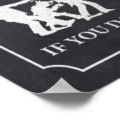 Geben Sie an, wenn Sie es wagen, Halloween-Party-C Poster (Ecke)