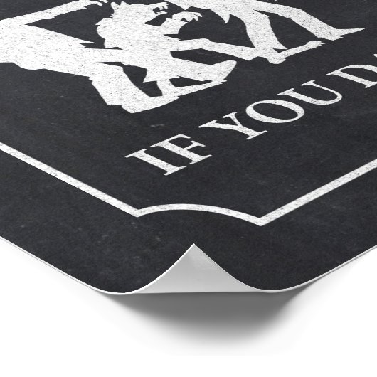 Geben Sie an, wenn Sie es wagen, Halloween-Party-C Poster (Ecke)