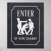 Geben Sie an, wenn Sie es wagen, Halloween-Party-C Poster (Vorne)